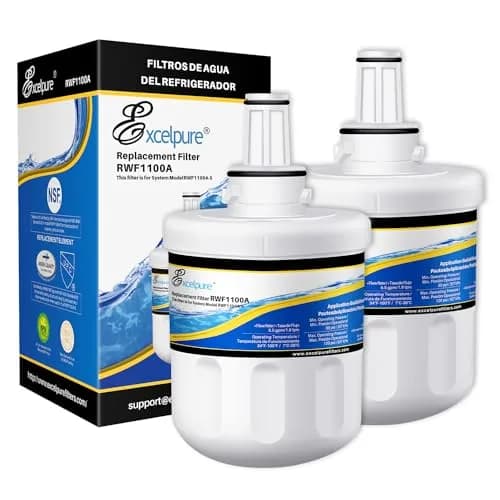 EXCELPURE DA29-00003G Refrigerator Water Filter 2-Pack | 99.99% Sediment & Particles Filtration thumbnail 1