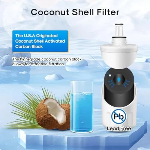 EXCELPURE DA29-00003G Refrigerator Water Filter 2-Pack | 99.99% Sediment & Particles Filtration thumbnail 4