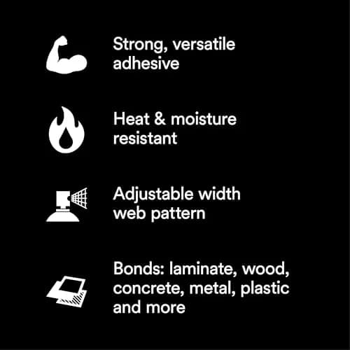 3M Hi-Strength 90 Spray Adhesive 500ml (17.7 fl oz) | Bonds Laminate, Wood, Concrete, Metal, Plastic thumbnail 3