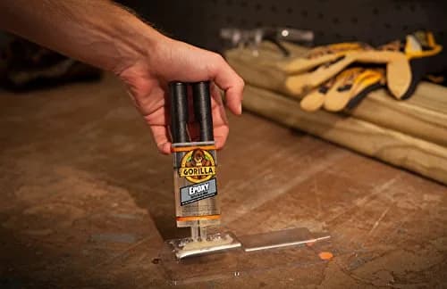 Gorilla 2 Part Epoxy, Clear, 0.85 Fl Oz Syringe | 5 Min Set, Strong Bonding thumbnail 5