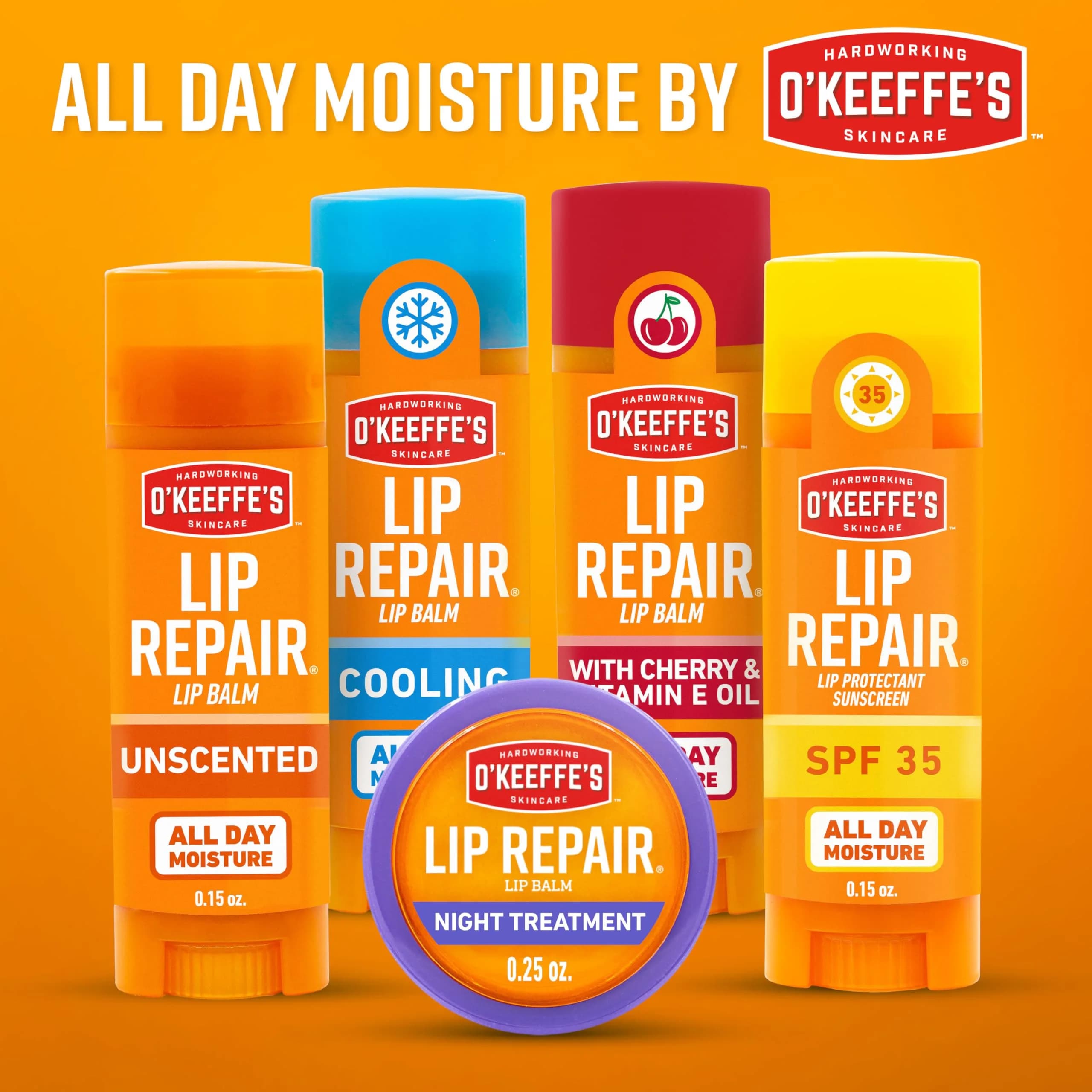 O'Keeffe's Lip Repair Balm, Cooling Relief, 2-Pack | Heals & Moisturizes Dry, Cracked Lips - view 9