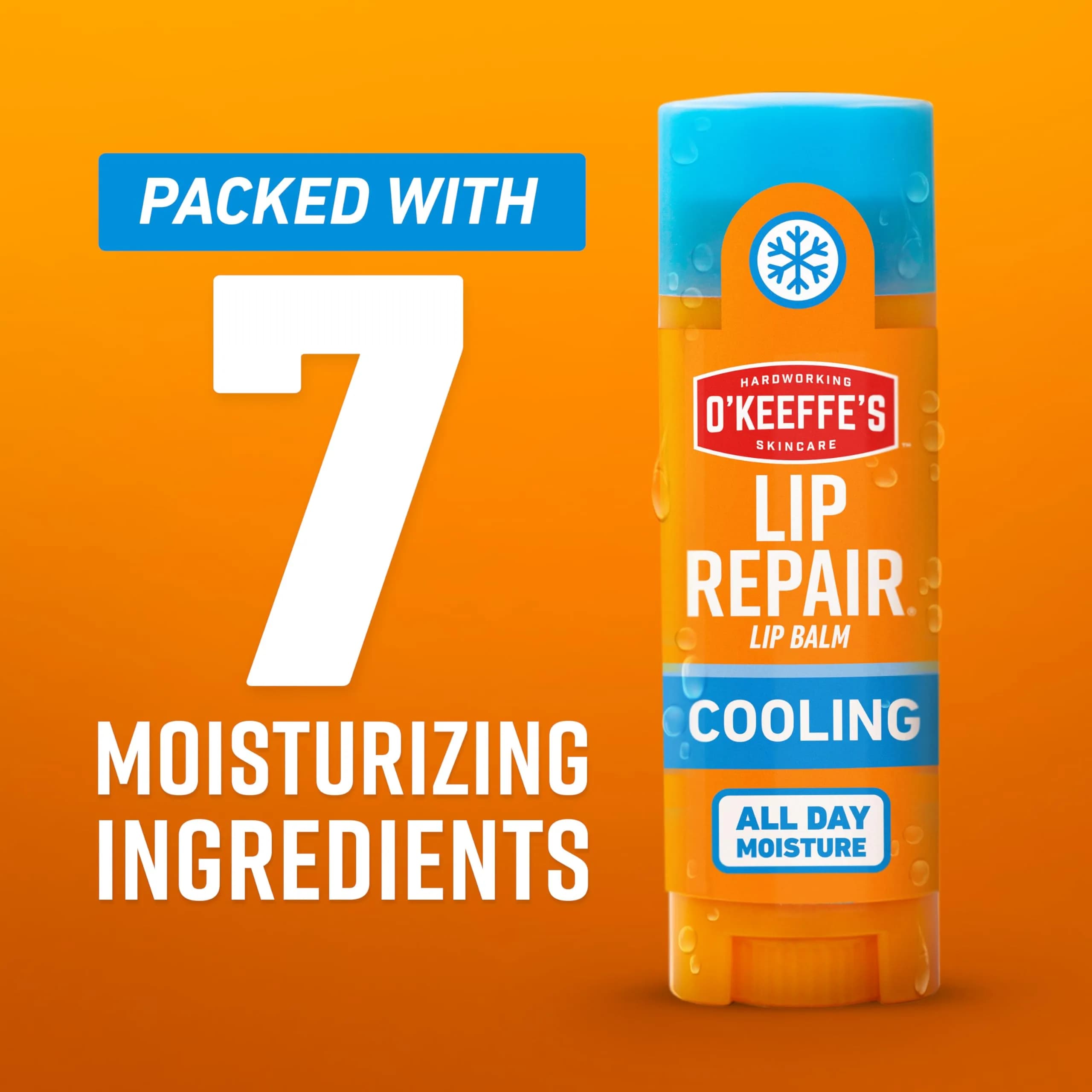 O'Keeffe's Lip Repair Balm, Cooling Relief, 2-Pack | Heals & Moisturizes Dry, Cracked Lips - view 4