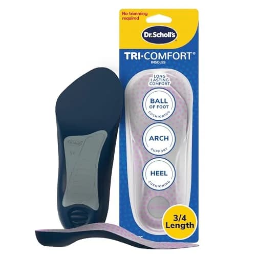 Dr. Scholl's Tri-Comfort Insoles for Women, Size 6-11 (1 Pair) | Medium Arch Support for Daily Pain Relief thumbnail 1