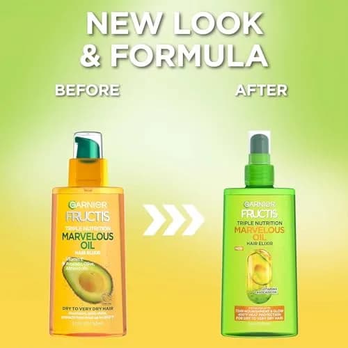 Garnier Fructis Triple Nutrition Marvelous Oil Hair Elixir 160ml (5.0 Fl Oz) | Intense Nourishment for Dry Hair thumbnail 7