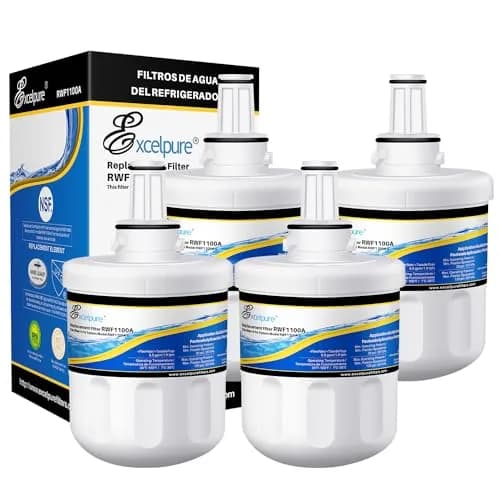 EXCELPURE DA29-00003G Refrigerator Water Filter 4 Pack | 0.5 Micron Carbon Purity & NSF Certified thumbnail 1