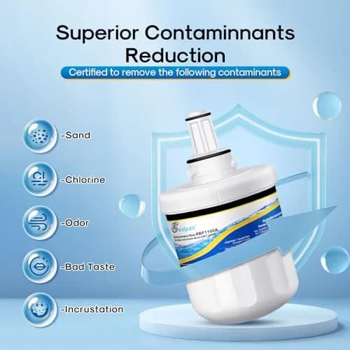 EXCELPURE DA29-00003G Refrigerator Water Filter 4 Pack | 0.5 Micron Carbon Purity & NSF Certified thumbnail 5