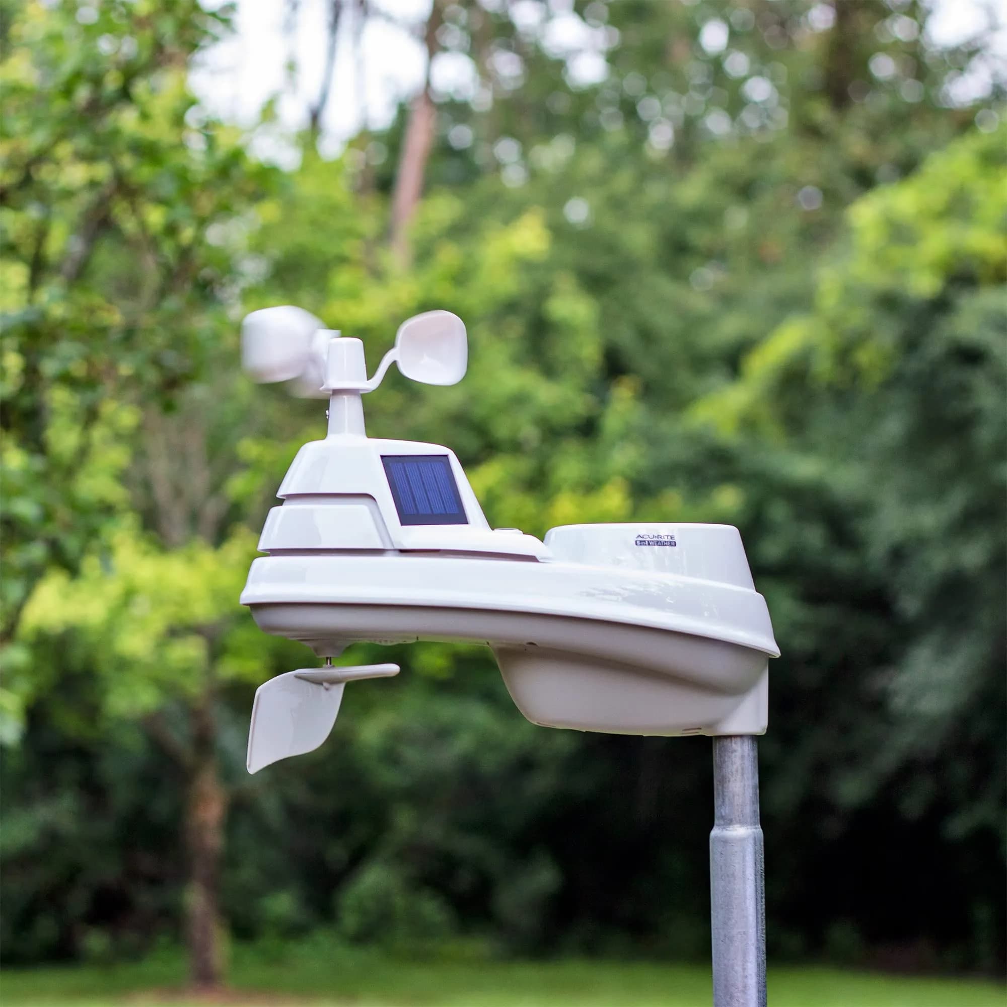 AcuRite Iris 5-in-1 Weather Station with HD Display, Lightning Detection & Barometer | 2.65 kg (5.5 lb) Weather Monitoring System - view 3