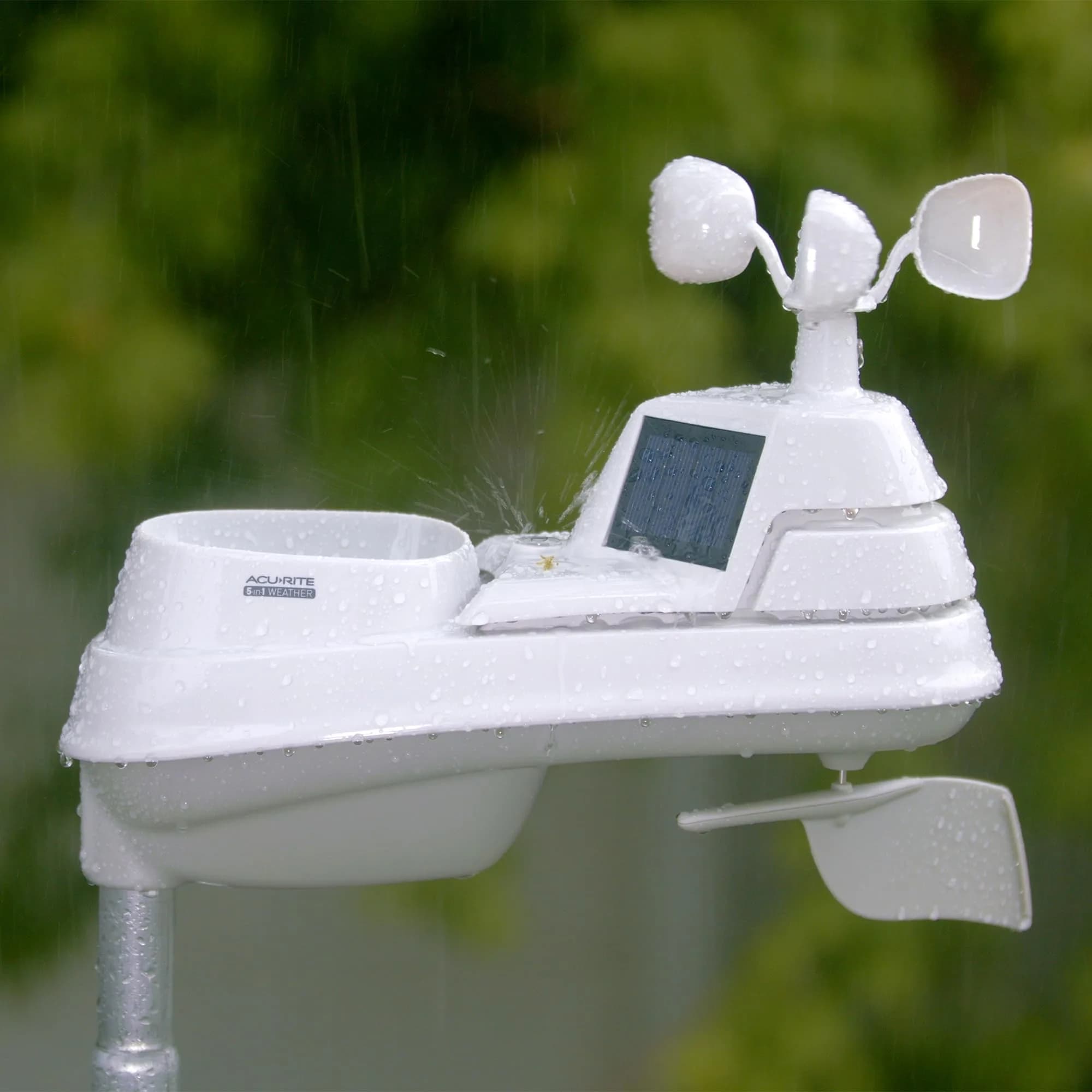 AcuRite Iris 5-in-1 Weather Station with HD Display, Lightning Detection & Barometer | 2.65 kg (5.5 lb) Weather Monitoring System - view 4
