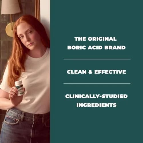 pH-D Feminine Health Support 600 mg Boric Acid Suppositories | Safe Vaginal Odor Relief for Women thumbnail 4