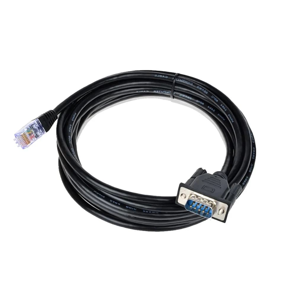 LFHUKEJI RJ45 to RS232 DB9 Serial Console Cable 1.5m (4.9Ft) | Connects Routers & Switches - view 2