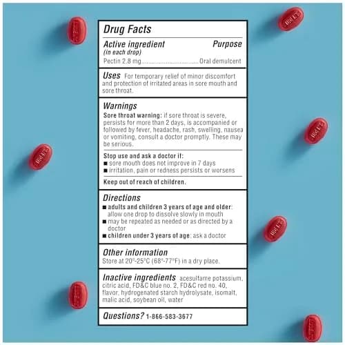 Luden's Sugar-Free Wild Cherry Throat Drops 25 Count | Soothing Relief for Dry Throat & Cough thumbnail 7