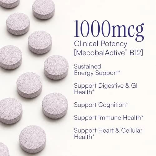 Purity Products Blueberry Probiotic B12 Energy Melt 30 Tablets | Supports Energy & Digestive Health thumbnail 8