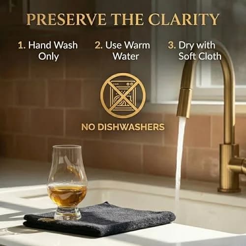 GLENCAIRN Whisky Glass in Gift Carton, Set of 6 | 200ml (6.76 Fl Oz) Lead-Free Crystal thumbnail 7