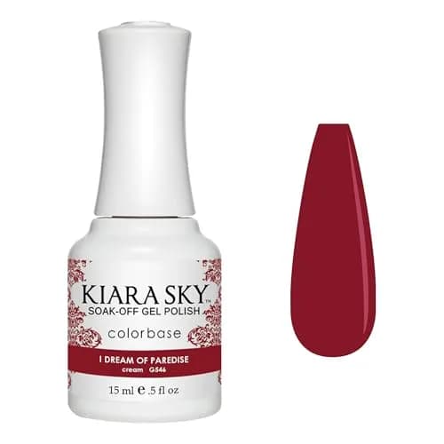KIARA SKY Soak Off Gel Nail Polish 0.5 fl oz | Long-lasting, High-gloss Red for Natural Nails thumbnail 1