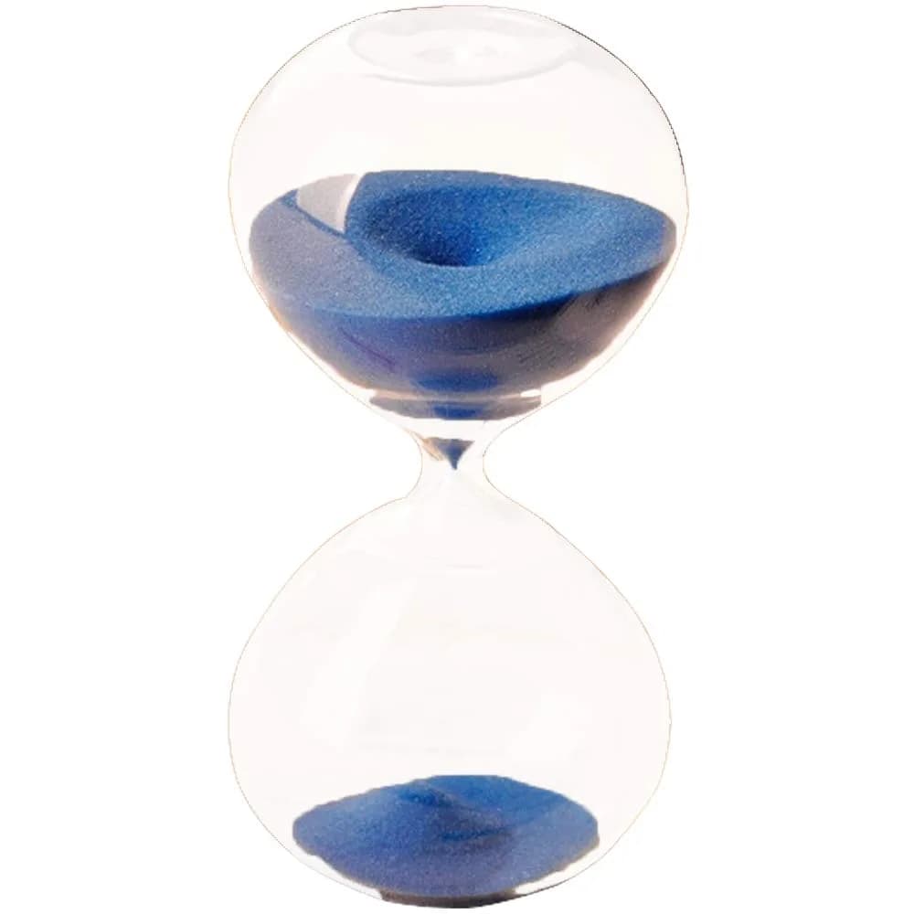 GracesDawn Transparent Glass Hourglass Sand Timer 60 Minutes | Stylish Home & Kitchen Decor