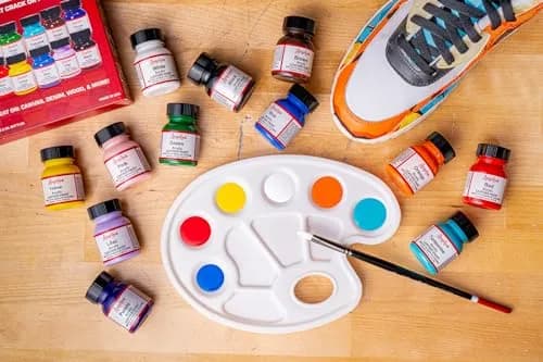 Angelus Acrylic Leather Paint Best Sellers Kit 12 Colors (1 oz Each) | Flexible Paint for Shoes, Sneakers, Furniture thumbnail 8