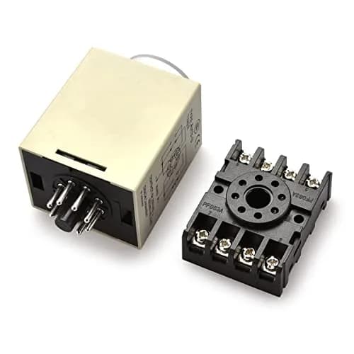 Baomain Timer Delay Relay AC 220V 60 Min | Power-On Delay with Dual LED thumbnail 7