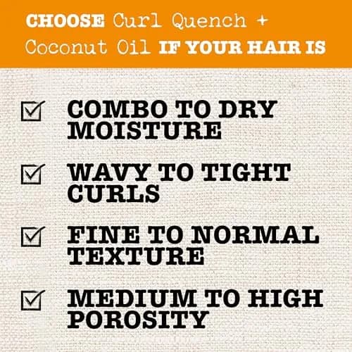 Maui Moisture Curl Quench + Coconut Oil Hydrating Curl Cream Smoothie 355ml (12 fl oz) | Tames Frizz for Curly Hair thumbnail 4