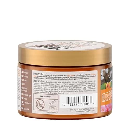 Maui Moisture Curl Quench + Coconut Oil Hydrating Curl Cream Smoothie 355ml (12 fl oz) | Tames Frizz for Curly Hair thumbnail 8