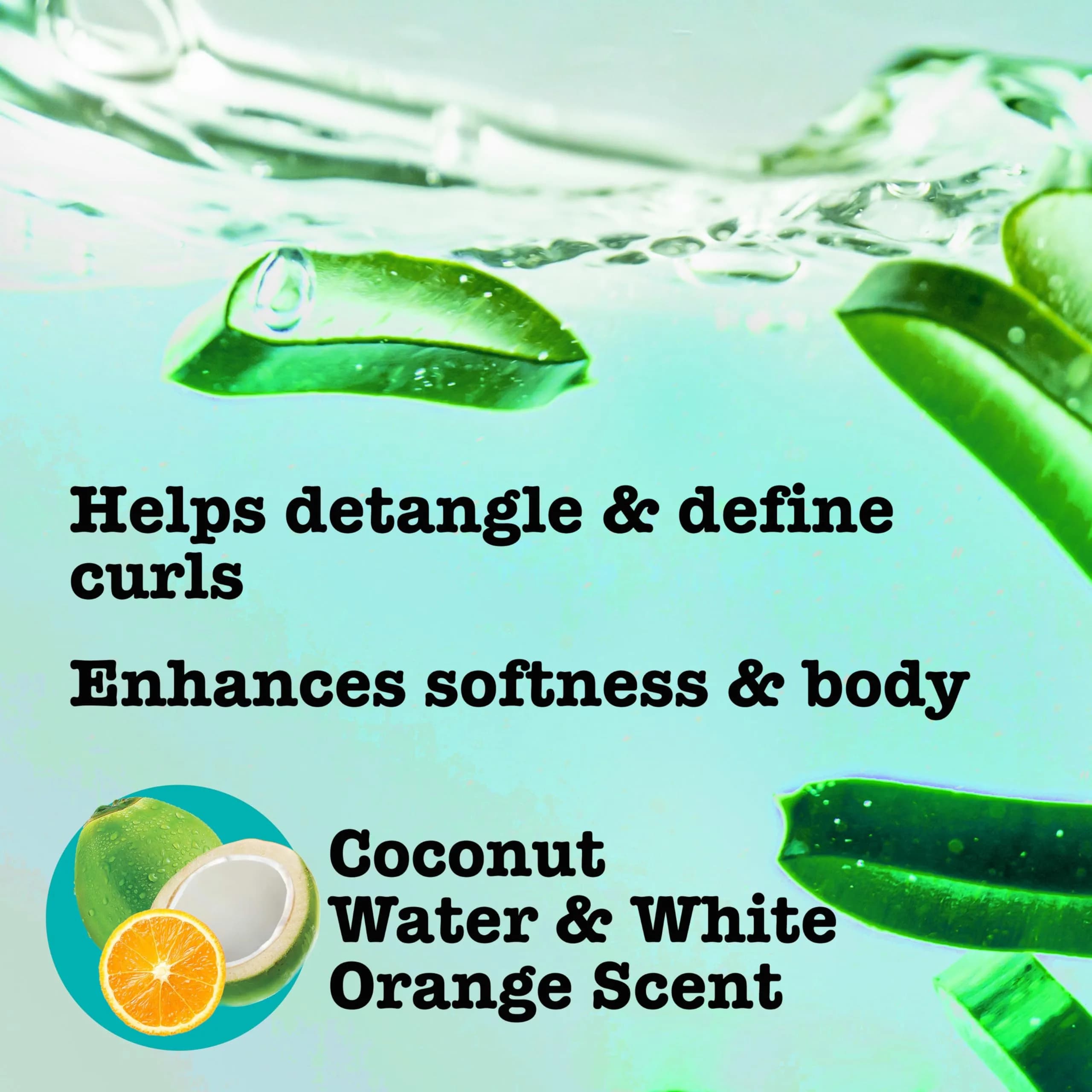 Maui Moisture Curl Quench + Coconut Oil Hydrating Curl Cream Smoothie 355ml (12 fl oz) | Tames Frizz for Curly Hair - view 3