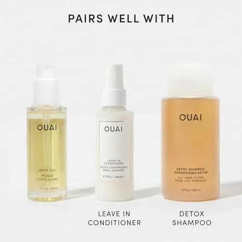 OUAI Hair Oil Lightweight Heat Protectant Frizz Control 1.5 Fl Oz | Nourishes & Shields Hair thumbnail 8