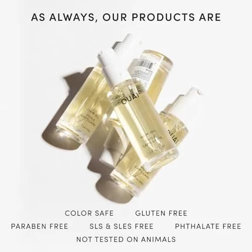 OUAI Hair Oil Lightweight Heat Protectant Frizz Control 1.5 Fl Oz | Nourishes & Shields Hair thumbnail 9
