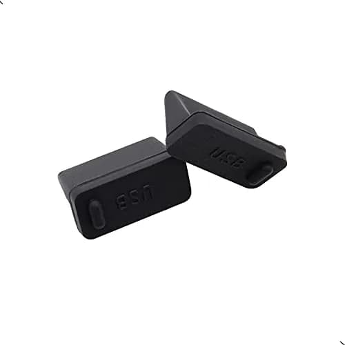 ThreeBulls Black Silicone USB Port Dust Plugs (30 Pcs) | Protects Female USB-A Ports from Dust & Oxidation thumbnail 4