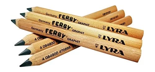 Lyra Ferby Short Tri Grip Triangular Children's Pencils 6 Pack | Beginner Grip School Supplies thumbnail 1