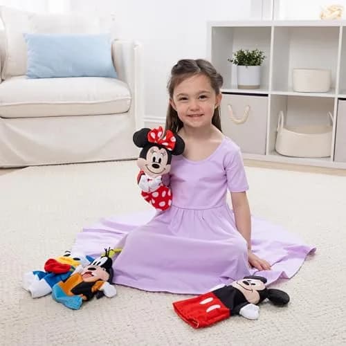 Melissa & Doug Disney Mickey Mouse & Friends Soft & Cuddly Hand Puppets | 4-Piece Set for Kids & Adults thumbnail 5