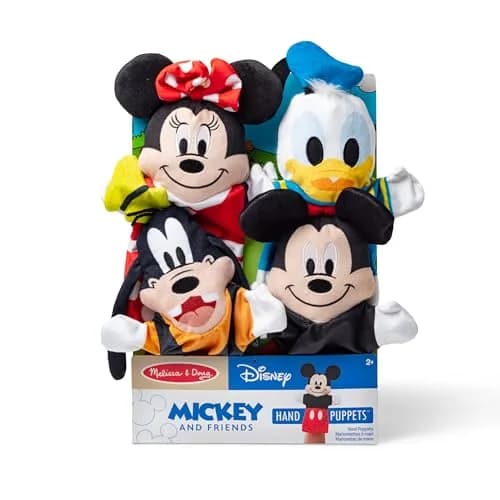 Melissa & Doug Disney Mickey Mouse & Friends Soft & Cuddly Hand Puppets | 4-Piece Set for Kids & Adults thumbnail 6