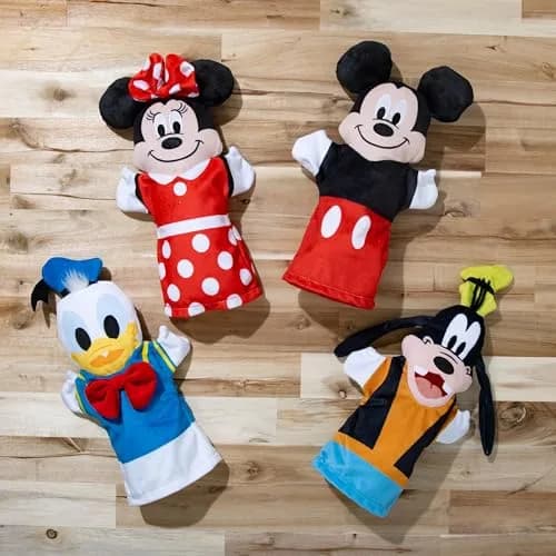 Melissa & Doug Disney Mickey Mouse & Friends Soft & Cuddly Hand Puppets | 4-Piece Set for Kids & Adults thumbnail 9