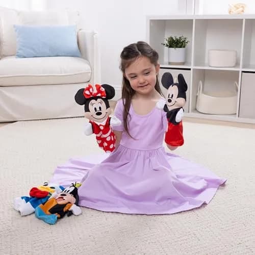 Melissa & Doug Disney Mickey Mouse & Friends Soft & Cuddly Hand Puppets | 4-Piece Set for Kids & Adults thumbnail 2