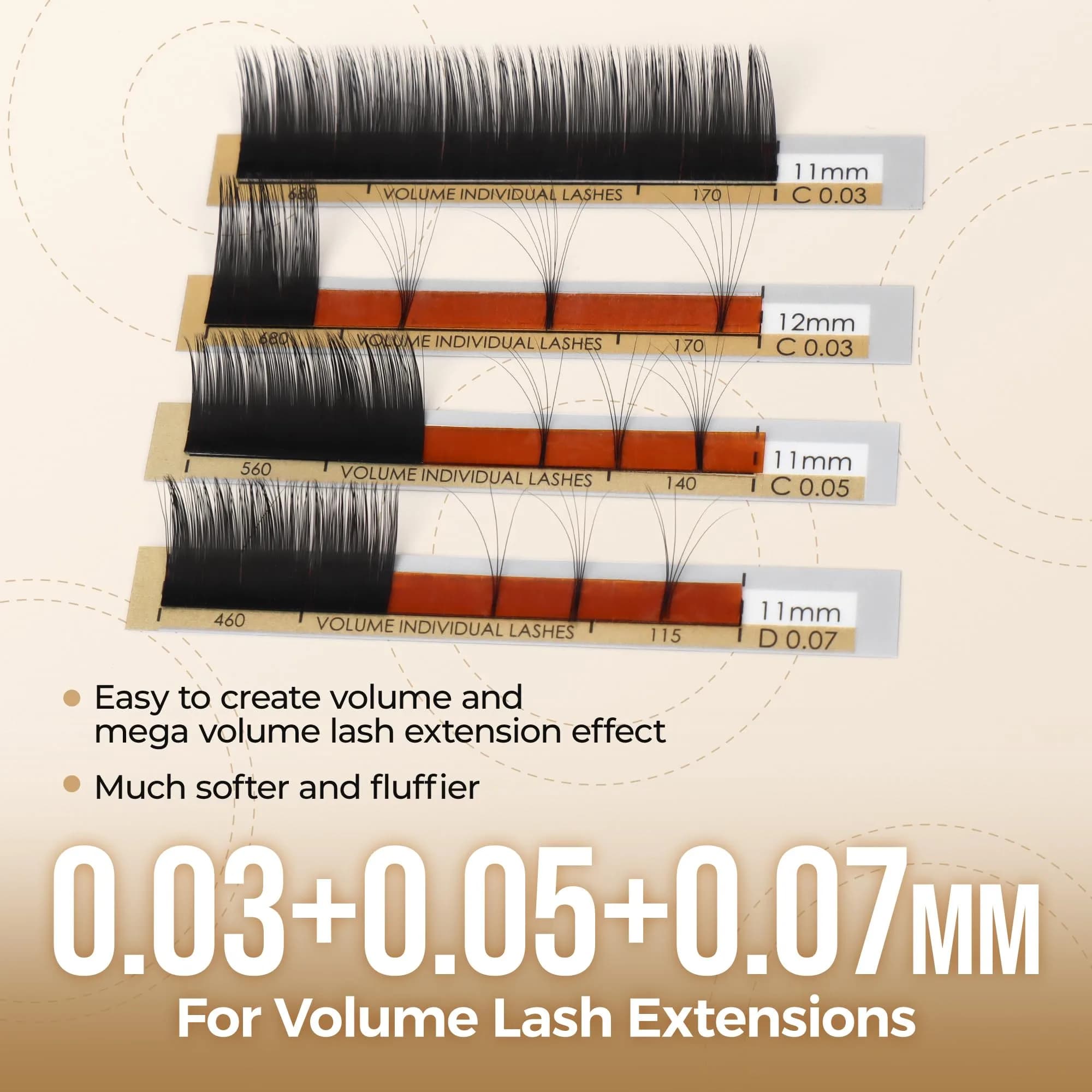 LASHVIEW Natural False Eyelashes C Curl 12mm | Handmade Korean PBT Material - view 8