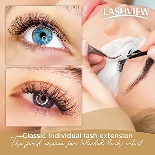 LASHVIEW Natural False Eyelashes C Curl 12mm | Handmade Korean PBT Material thumbnail 9