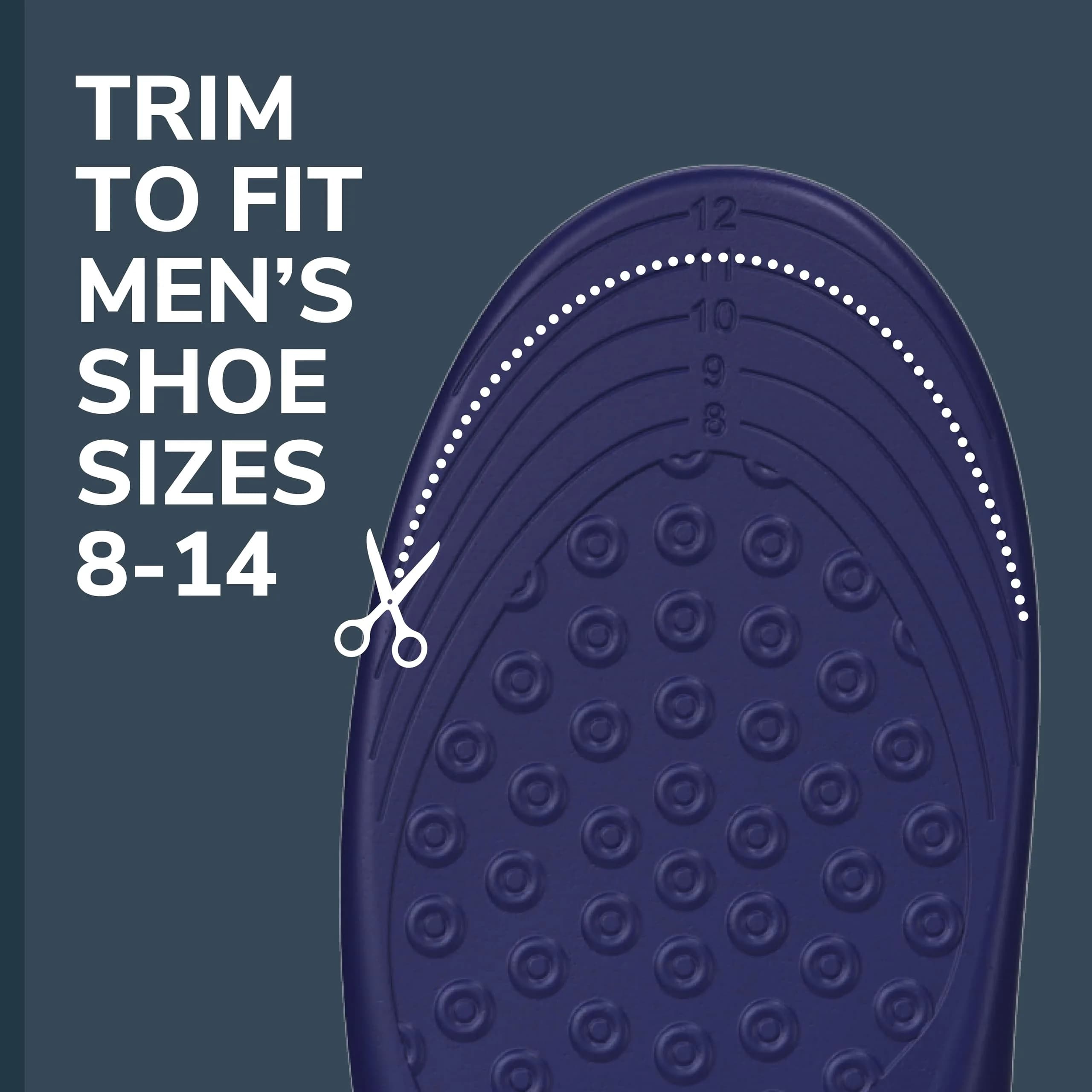 Dr. Scholl's Plantar Fasciitis Relief Orthotic Insoles for Men - Size 8-13 (1 Pair) | Clinically Proven Pain Relief - view 7