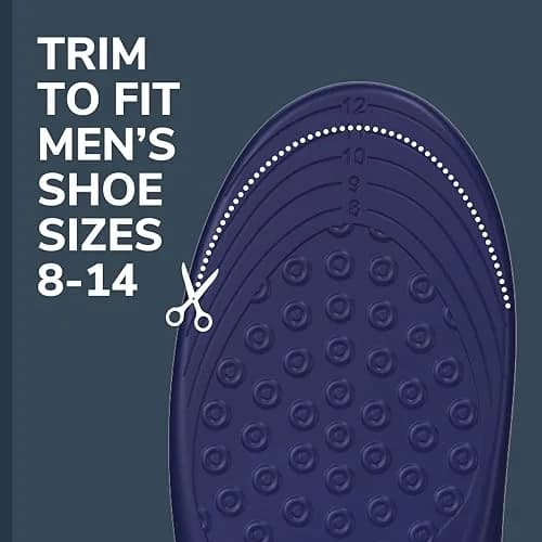 Dr. Scholl's Plantar Fasciitis Relief Orthotic Insoles for Men - Size 8-13 (1 Pair) | Clinically Proven Pain Relief thumbnail 7