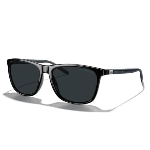 MERRY'S Square Polarized Sunglasses for Men Women Aluminum Temples | UV400 Protection, Polarized & Stylish (70-120 chars) thumbnail 1