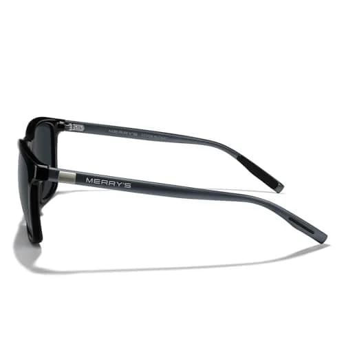 MERRY'S Square Polarized Sunglasses for Men Women Aluminum Temples | UV400 Protection, Polarized & Stylish (70-120 chars) thumbnail 3