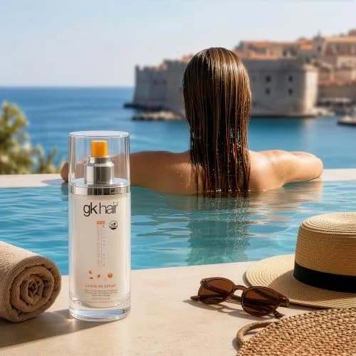 GK HAIR Keratin Leave In Conditioner Spray – Lightweight Detangler Spray for All Hair Types, 120ml thumbnail 9