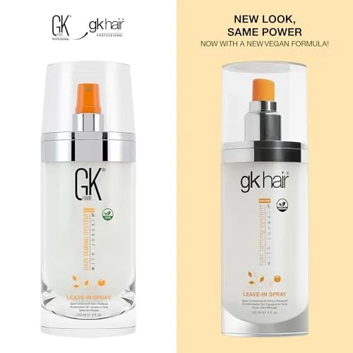 GK HAIR Keratin Leave In Conditioner Spray – Lightweight Detangler Spray for All Hair Types, 120ml thumbnail 2