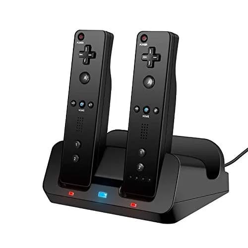 eLUUGIE 3 in 1 Charger Dock Charging Station Base for Wii U Gamepad & Controllers | Convenient Power Stand with LED Indicator thumbnail 2