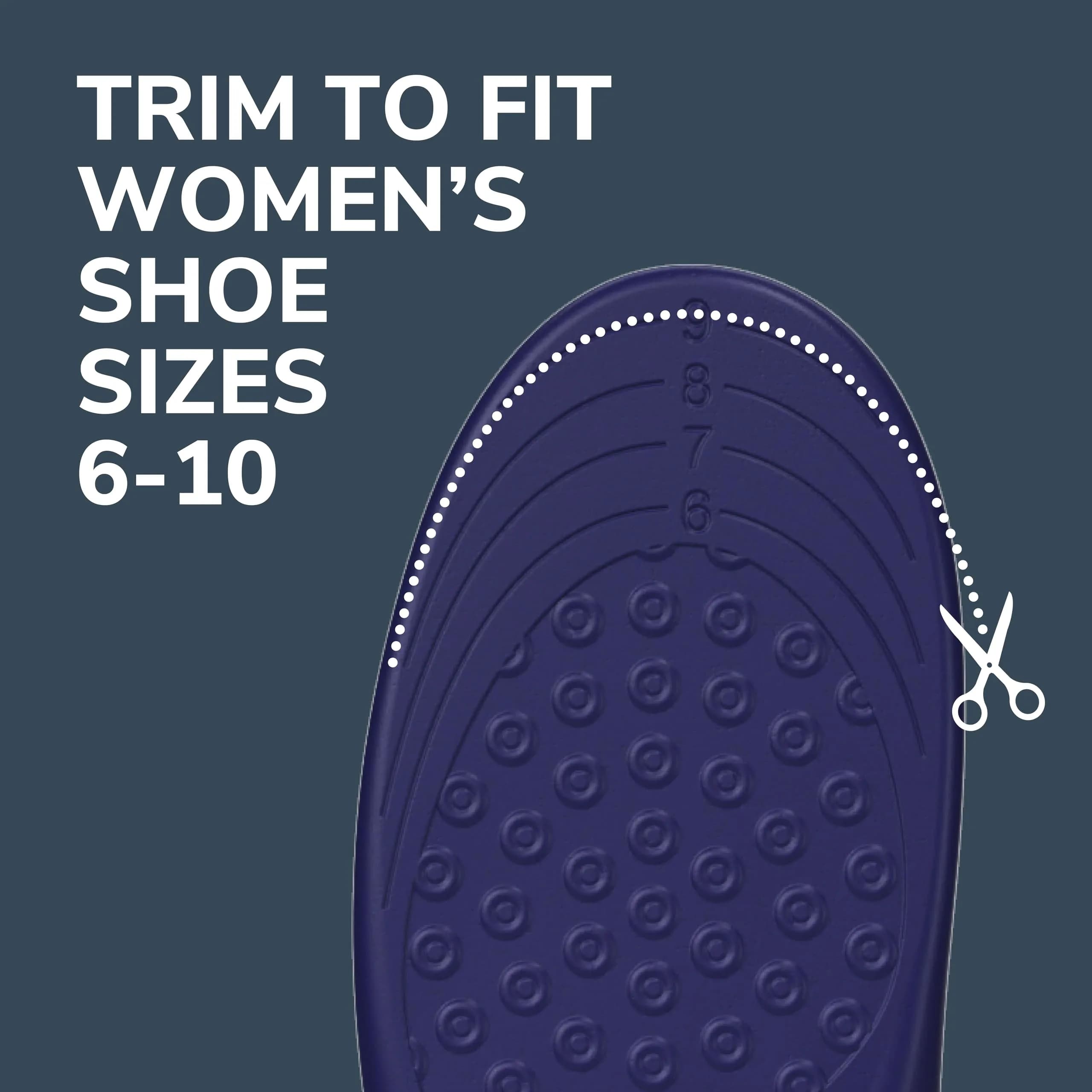 Dr. Scholl's Plantar Fasciitis Relief Orthotic Insoles for Women - Medium Arch Support, Cut to Fit | Relieves Heel Pain & Spurs - view 7
