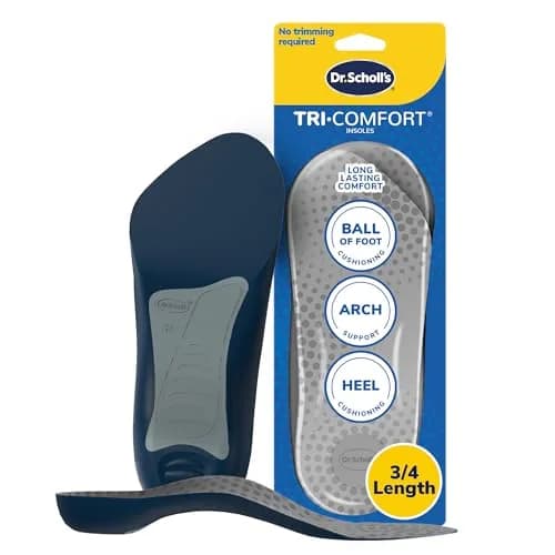Dr. Scholl's Tri-Comfort Insoles for Men, Size 8-14 (1 Pair) | FDA Approved Arch Support — Men's 8-14