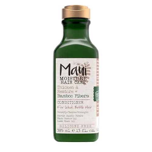 Maui Moisture Thicken & Restore Bamboo Fibers Volumizing Blow Out Mist 236ml (8 Fl Oz) | Vegan Hair Thickening Spray for Curly Hair thumbnail 1