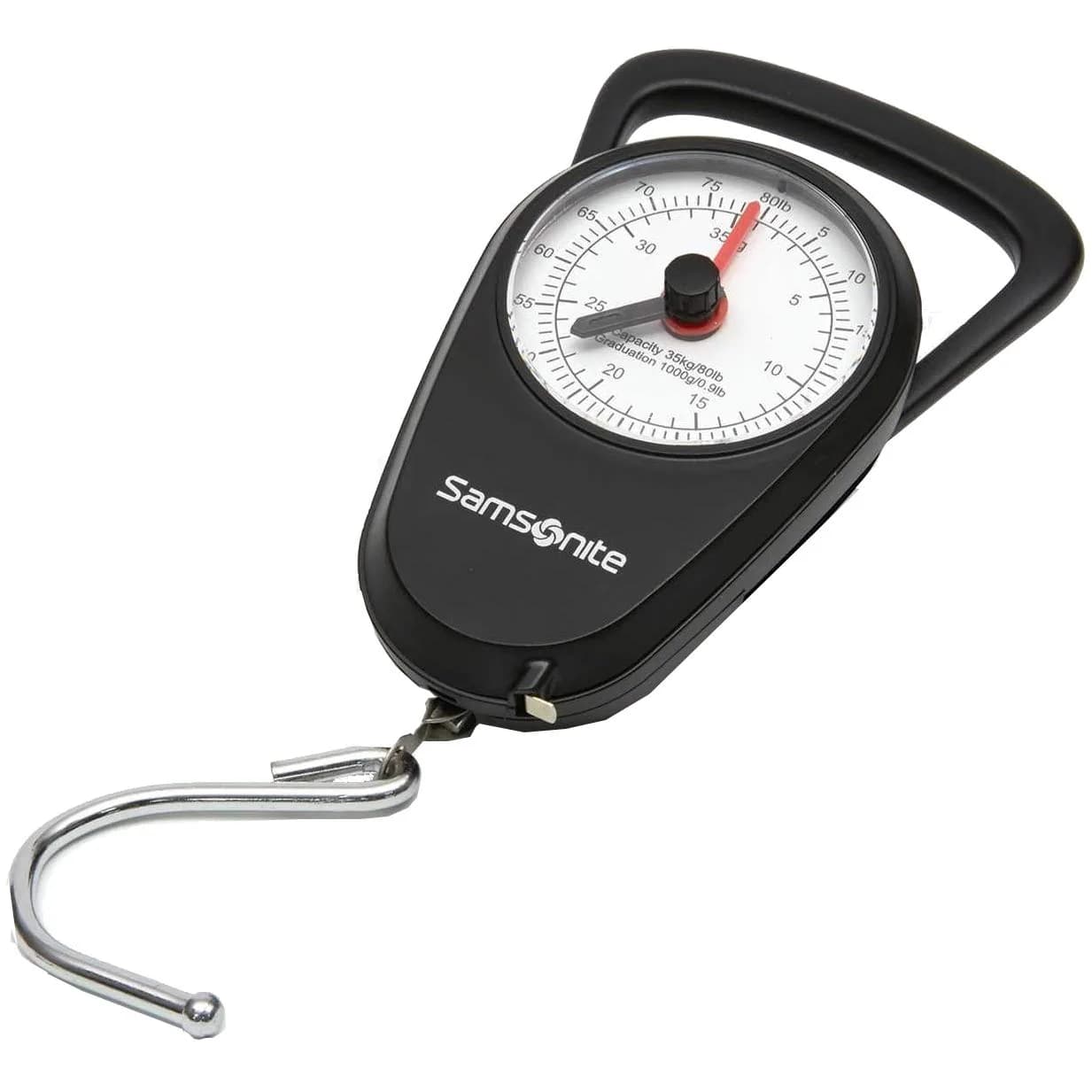 Samsonite Manual Luggage Scale Black 36 kg (80 lb) | Avoid Overweight Fees - main product image