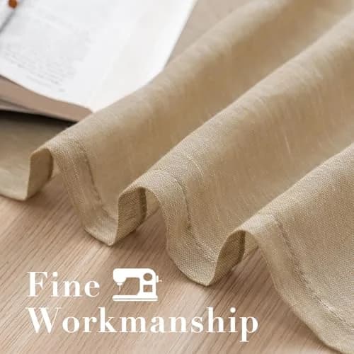 H.VERSAILTEX Taffy Linen Sheer Curtains 96" | Elegant Linen Sheer Panel for Living & Bedroom thumbnail 6
