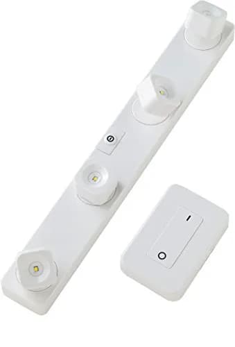 LIGHT IT! Wireless LED Fastrack Set White | Remote-Controlled Under-Cabinet Light with Swiveling Heads thumbnail 1