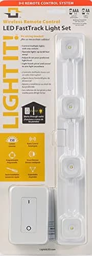 LIGHT IT! Wireless LED Fastrack Set White | Remote-Controlled Under-Cabinet Light with Swiveling Heads thumbnail 5
