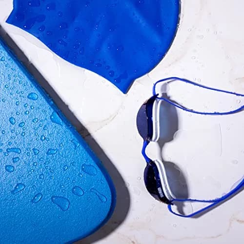 ARENA Unisex Python Racing Swim Goggles for Men and Women Anti-Fog Mirror Lens Max Comfort, Blue Mirror/White | Hydrodynamic Fit thumbnail 3