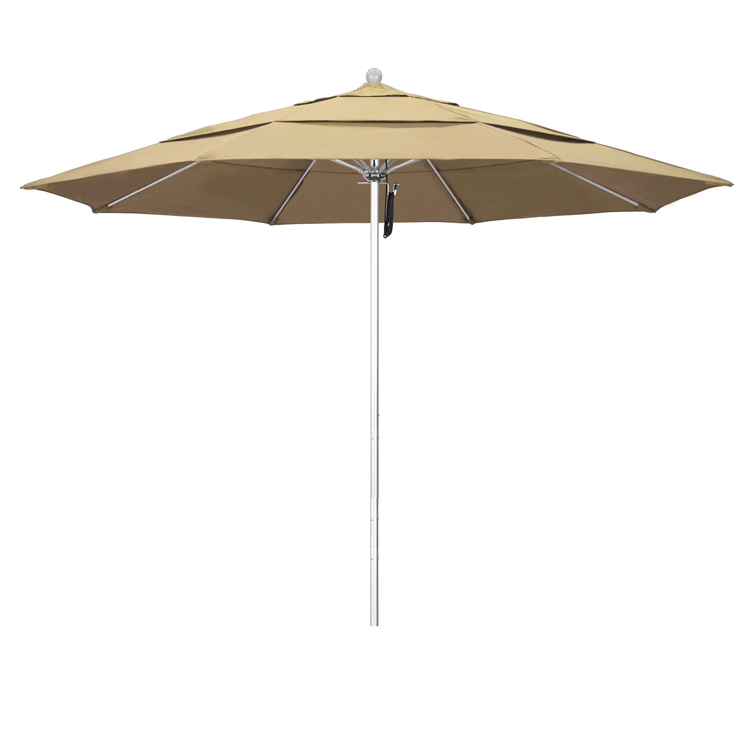 Phat Tommy 11 ft Commercial Patio Umbrella - Heavy Duty, Durable Aluminum Frame, Beige